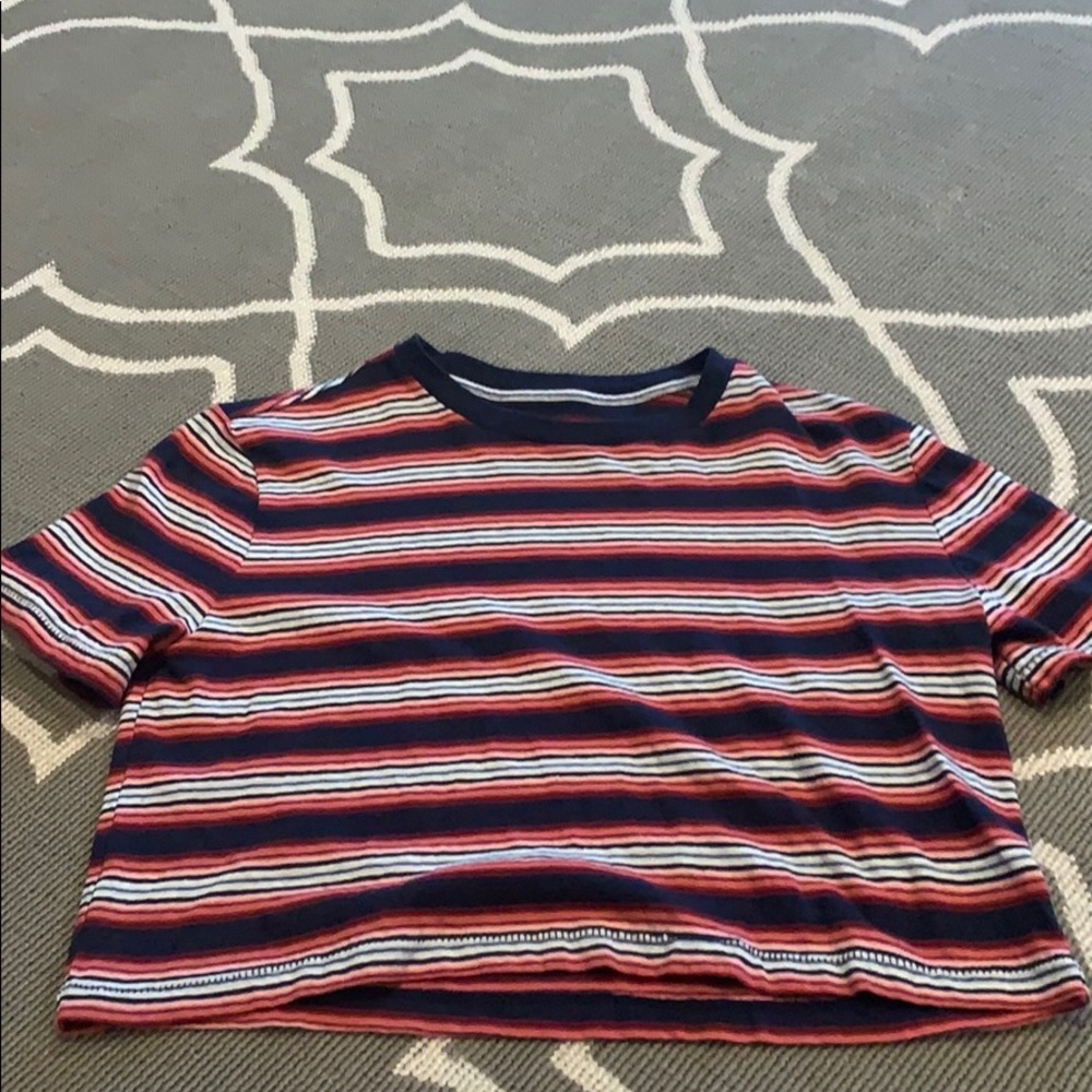 Aeropostale 80s Boxy Cropped Tee